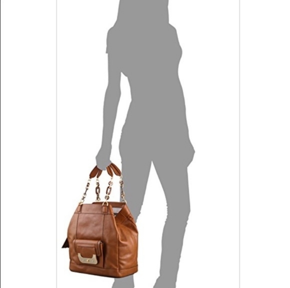 DVF Blue Harper Anna Medium Tote Bag - Picture 3 of 13